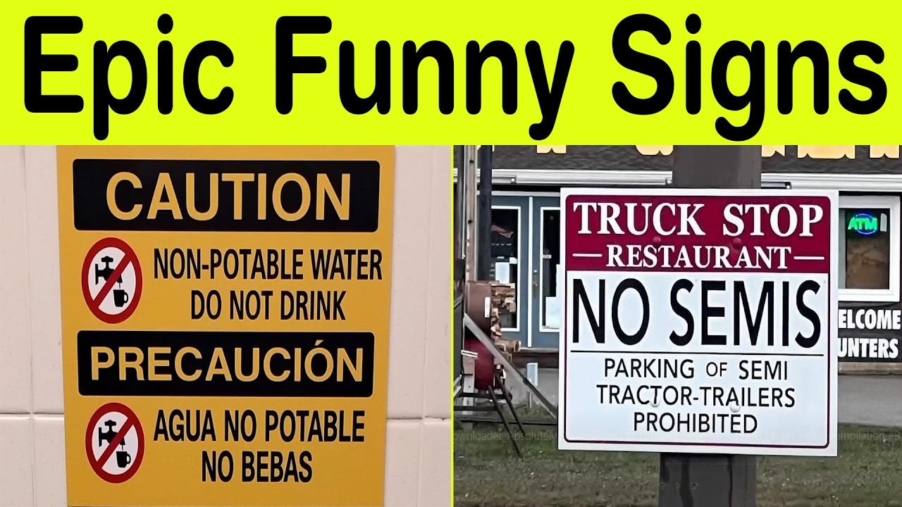 Epic Funny Sign That Will Break Your Brain – You Can’t Make This Stuff Up! || Happy Panda