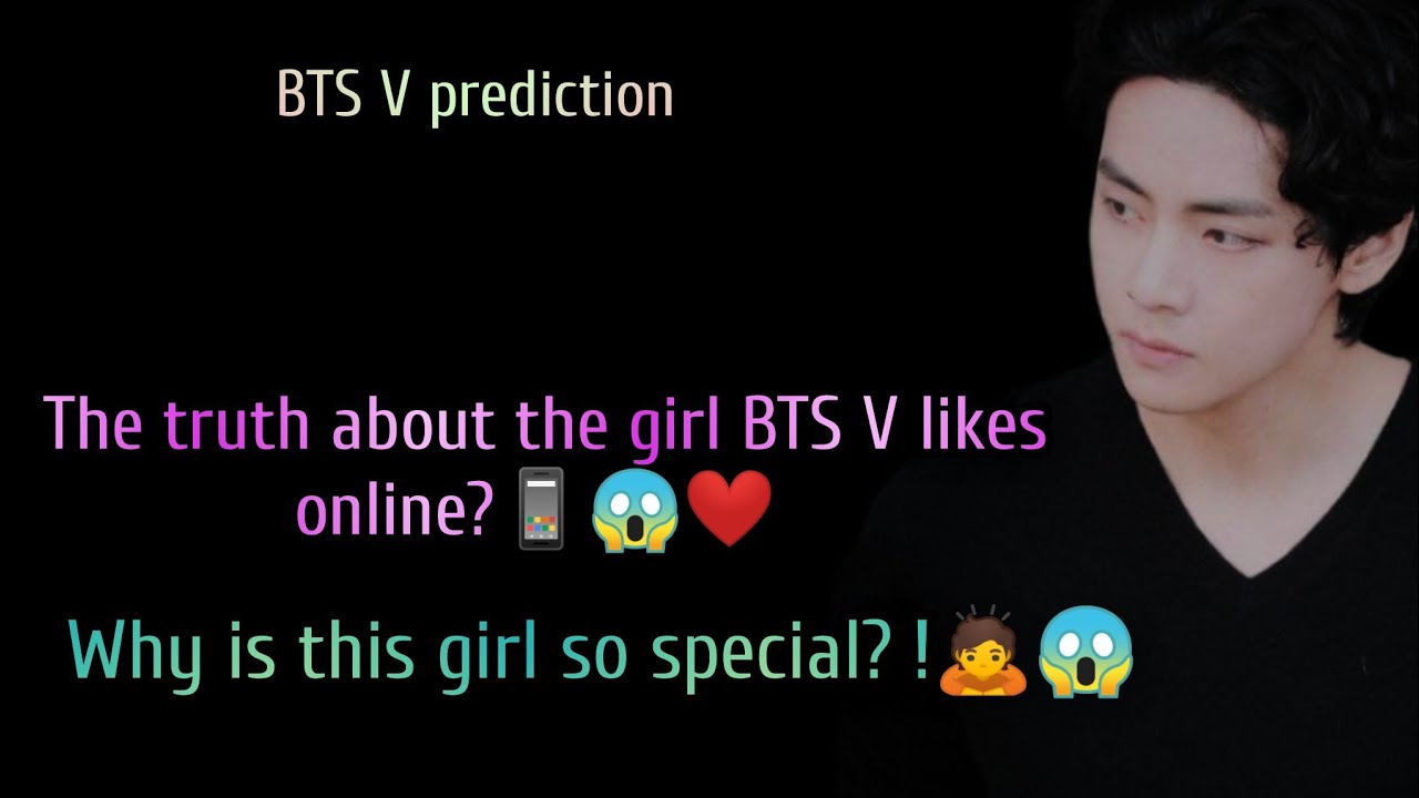 Who is BTS V's SECRET Online Crush Now?👀😱 | Which girl is BTS V eyeing on social media?😳 #bts #tarot
