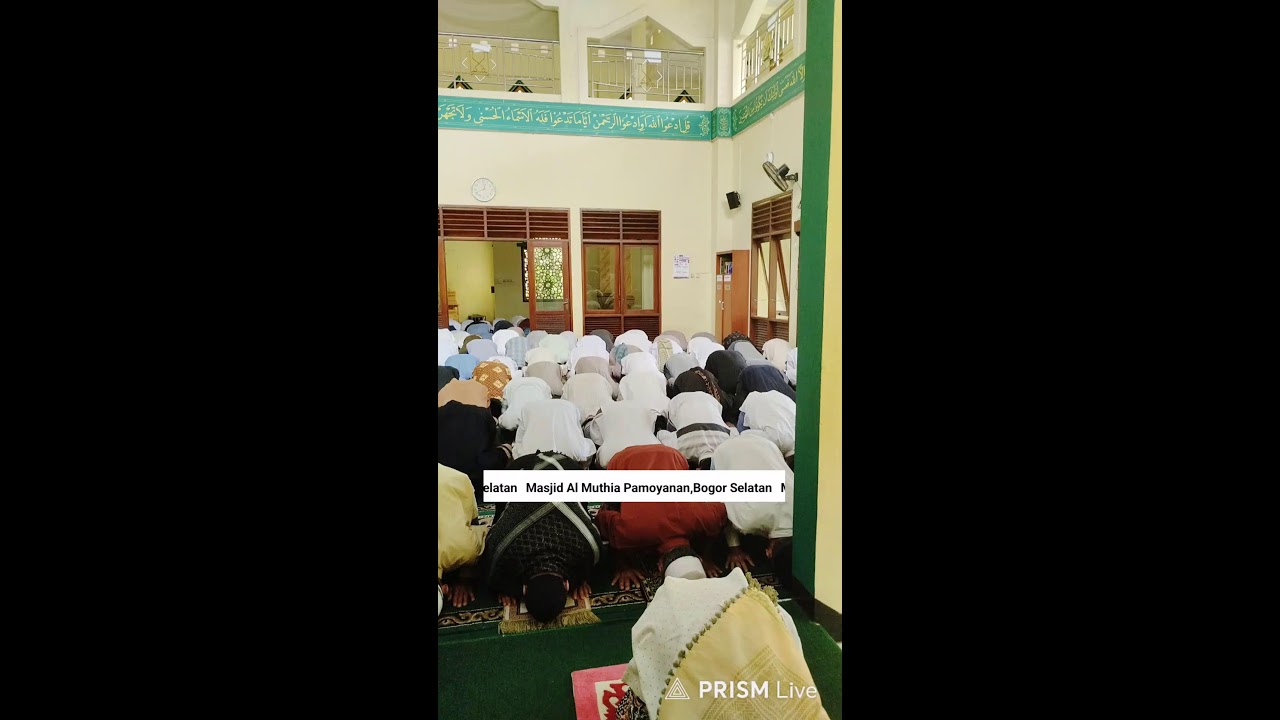 Imam & Khotib jumat Ust. Z. Abidin .30 januari 2026 Masjid Al Muthia, Bogor Selatan