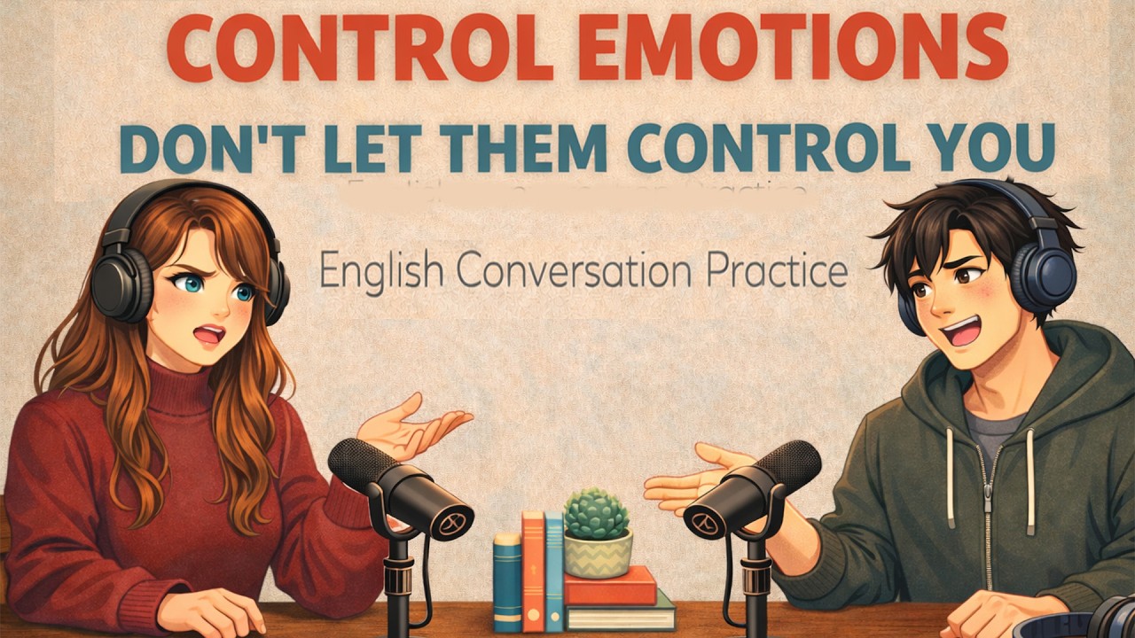 English Podcast For Easy English Conversation Practice | Don't React TO Everything