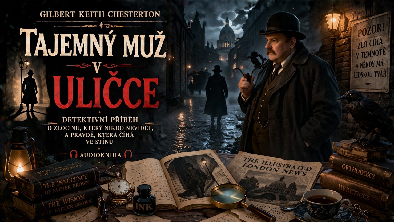 🎧 Tajemný muž v uličce – Gilbert Keith Chesterton | Audiokniha česky