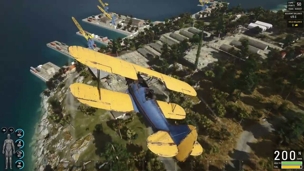SCUM Retour des avions. petit tour de l'&icirc;le en avion.