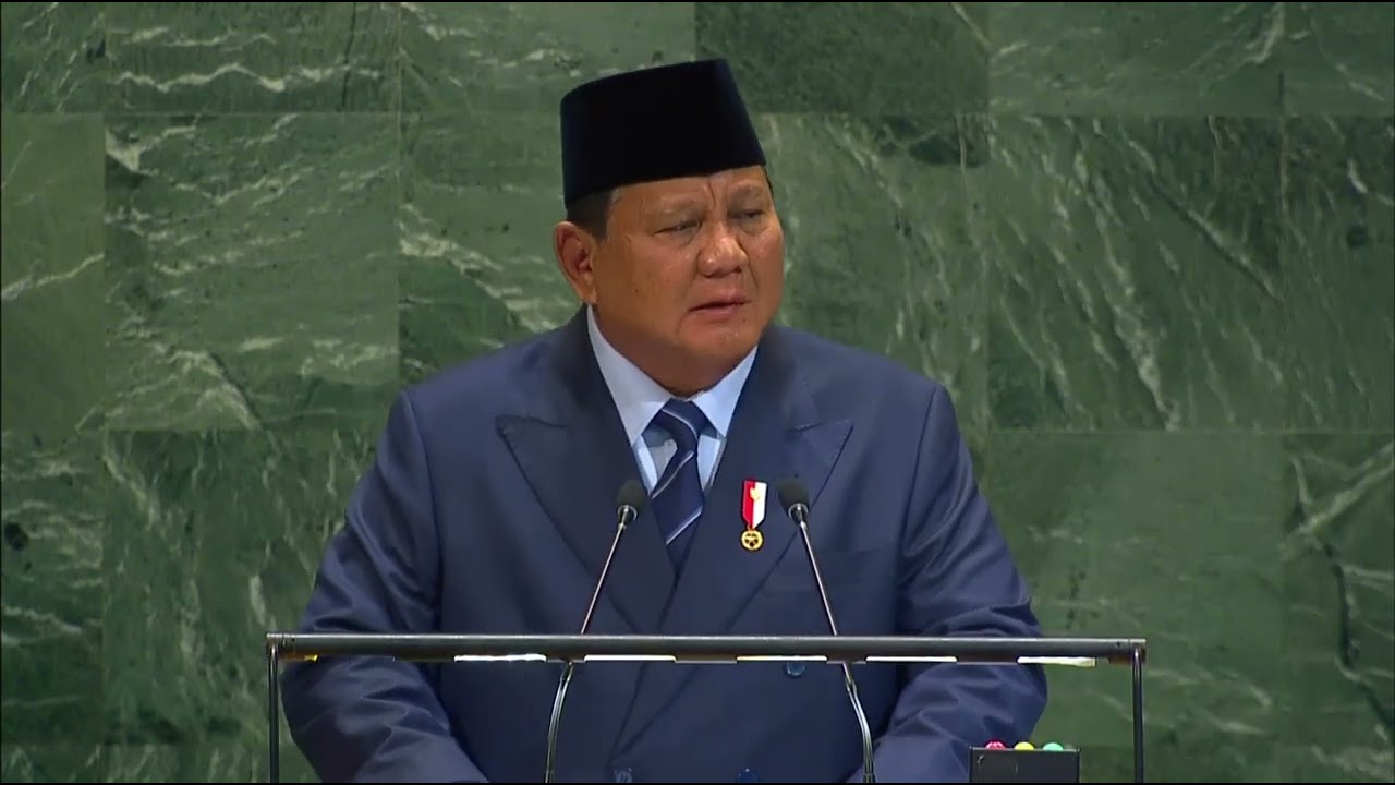 (Sub Ina Eng) Pidato Presiden Prabowo pada Sidang Umum ke 80 PBB, New York, 23 September 2025
