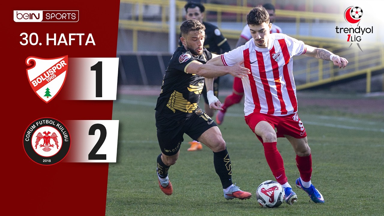 Boluspor (1-2) Çorum FK | 30. Hafta Maç ÖZETİ | Trendyol 1. Lig - 2025/26
