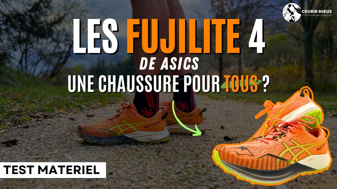 Test des Asics FUJILITE 4 : Une chaussure pour TOUS ? - Test Matériel - courir-mieux.fr