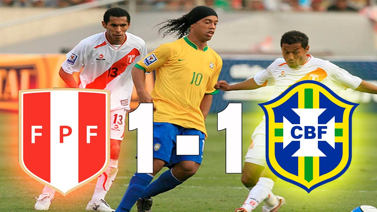 Per&uacute; vs Brasil - Eliminatorial Sudafrica 2010 / Fecha 3