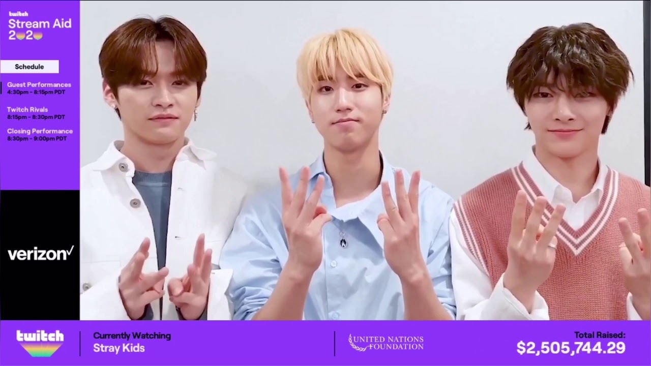 Stray Kids | Twitch Stream Aid 2020