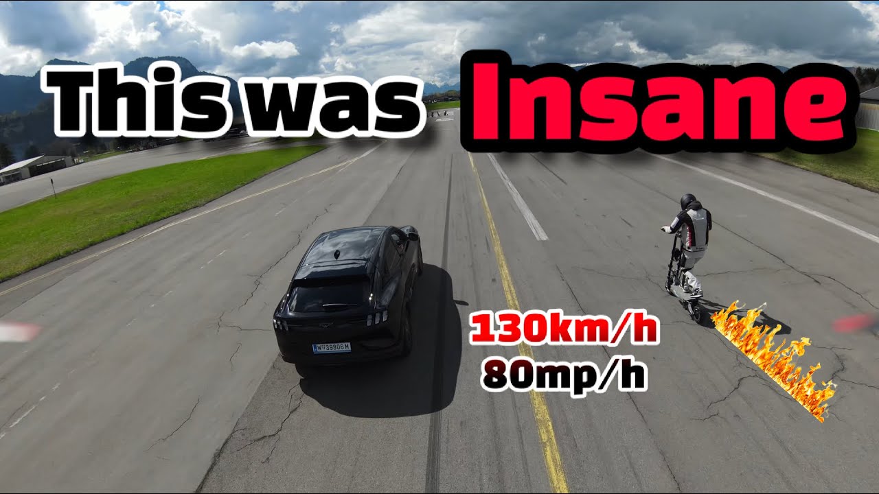 Fastest Escooter 🔥 TOPSPEED TEST on AIRFIELD! | This POWER SCOOTER is INSANE!