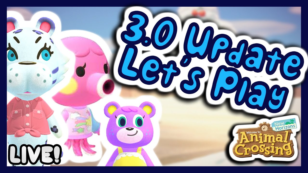 🔴 LIVE | Cozy Day Playing The 3.0 UPDATE! ✨ | Animal Crossing New Horizons ✨