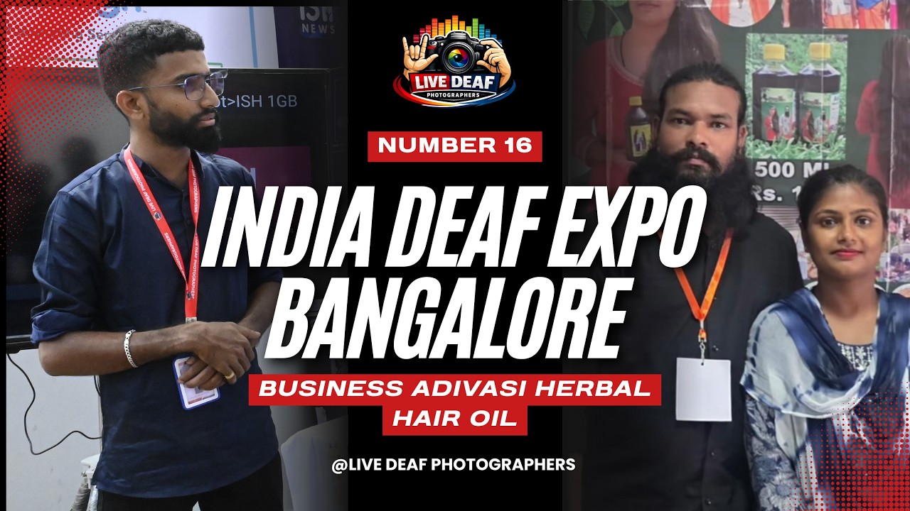India deaf expo and business Adivasi herbal hair oil Number-16