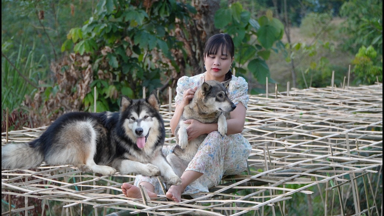 14 days in the life of a Vietnamese rural girl on a farm working and enjoying what she has