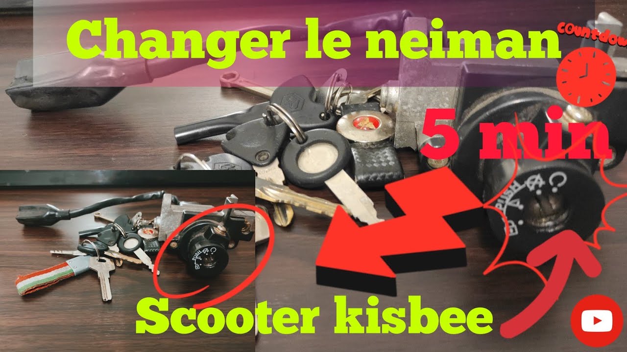 🔥TUTO🔥N⁷⁰🔥COMMENT CHANGER LE NEIMAN SCOOTER KISBEE