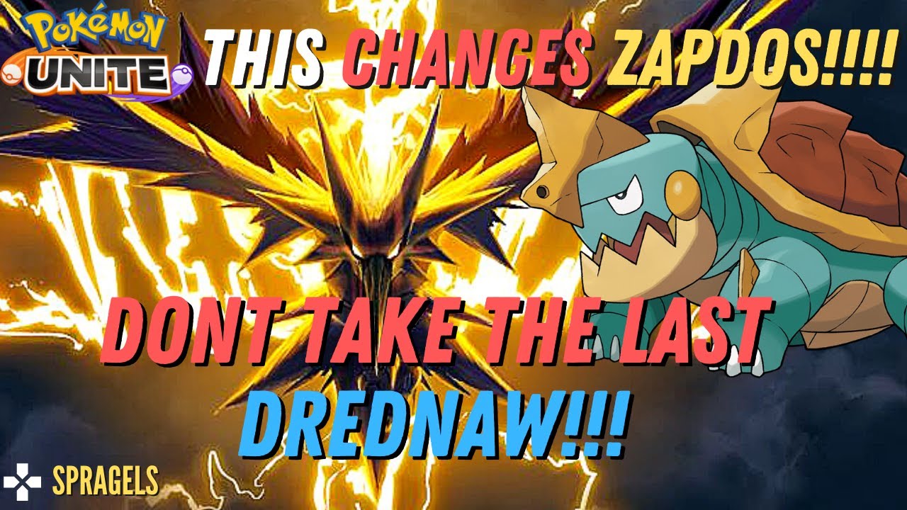 HUGE ZAPDOS DAMAGE REDUCTION! Last Drednaw Changes The Fight! - Pok&eacute;mon Unite