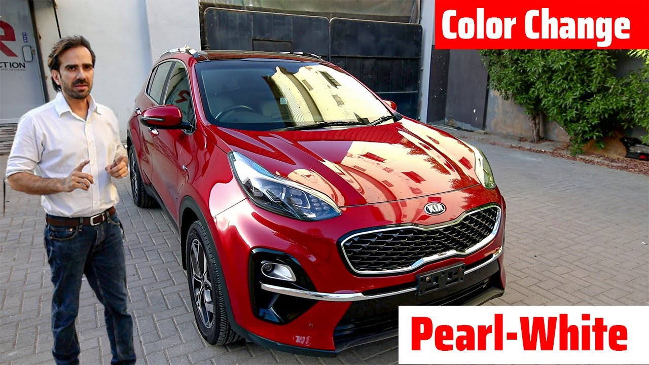 Car Color Change | Red to Pearl White | KIA Sportage | Kinetic Color PPF