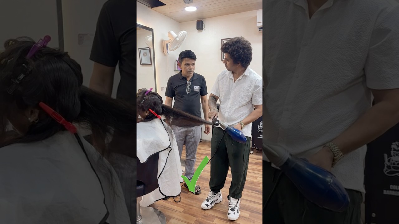 How to blowdry right way and simple technique tutorial by @AvinashHAIRCARE
