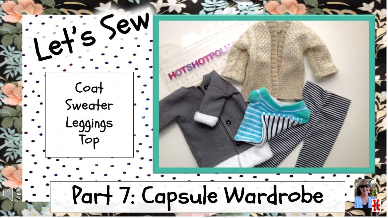 18 inch doll clothes, mix and match, Sweater Coat Leggings and Top