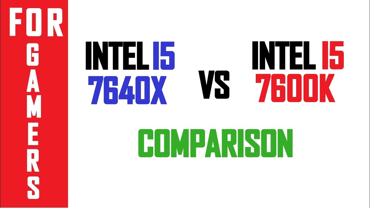 Intel i5 7640x vs i5 7600k | COMPARISON |