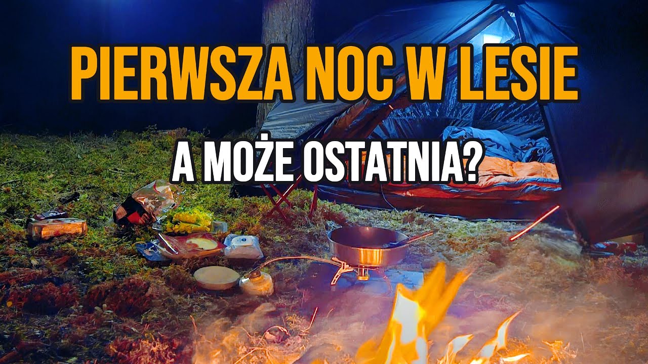 Jego pierwsza noc w lesie &ndash; oby nie ostatnia!