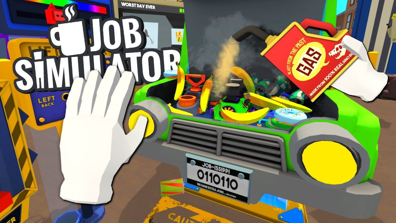 DUNO JOBBAR SOM BILMEKANIKER I JOB SIMULATOR (VR)