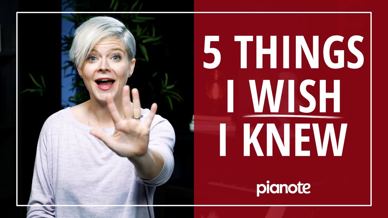 5 Things I Wish I'd Known Before Starting The Piano 🎹😓 (Beginner Lesson)