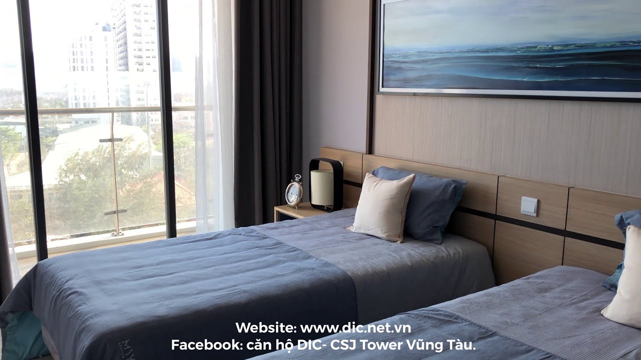 Căn hộ mẫu 2 ph&ograve;ng ngủ, 2 wc (77m2) CSJ Tower Vũng T&agrave;u- Bản Full- 0938253081- Thanh Loan