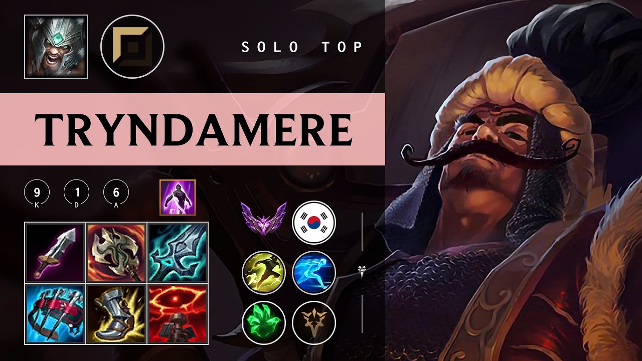 Tryndamere Top vs Poppy - KR Master Patch 26.05