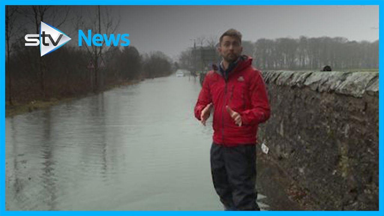 Sean Batty's flood report from Lochwinnoch