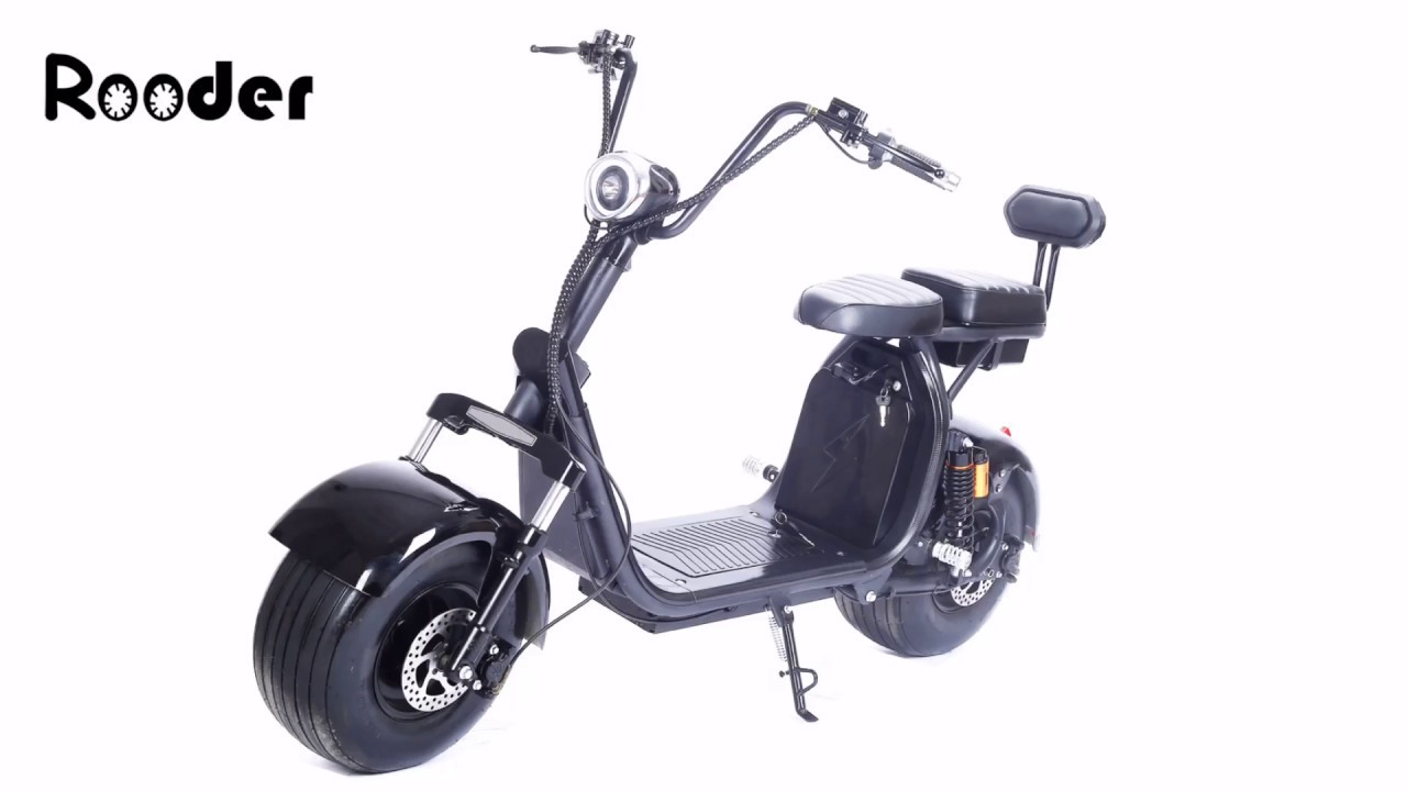 coco scooter r804g with dual removable batteries from Rooder china harley city coco scooter factory