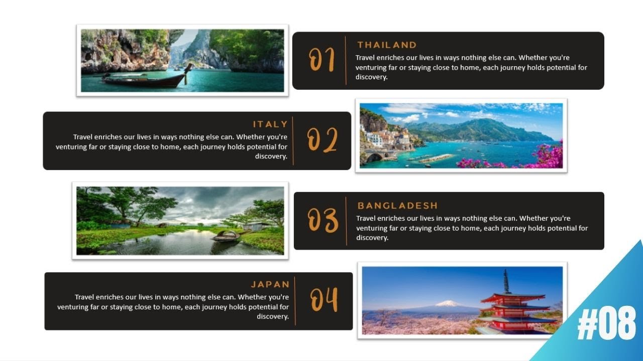 PowerPoint Tutorial। How to make Infographic Slide Design Series। #Part 08। TechEmonizer