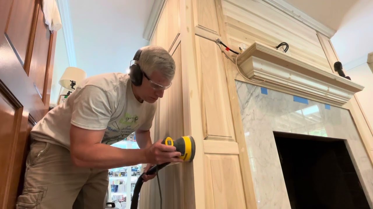 Episode 315: Family room fireplace surround is ready for paint!