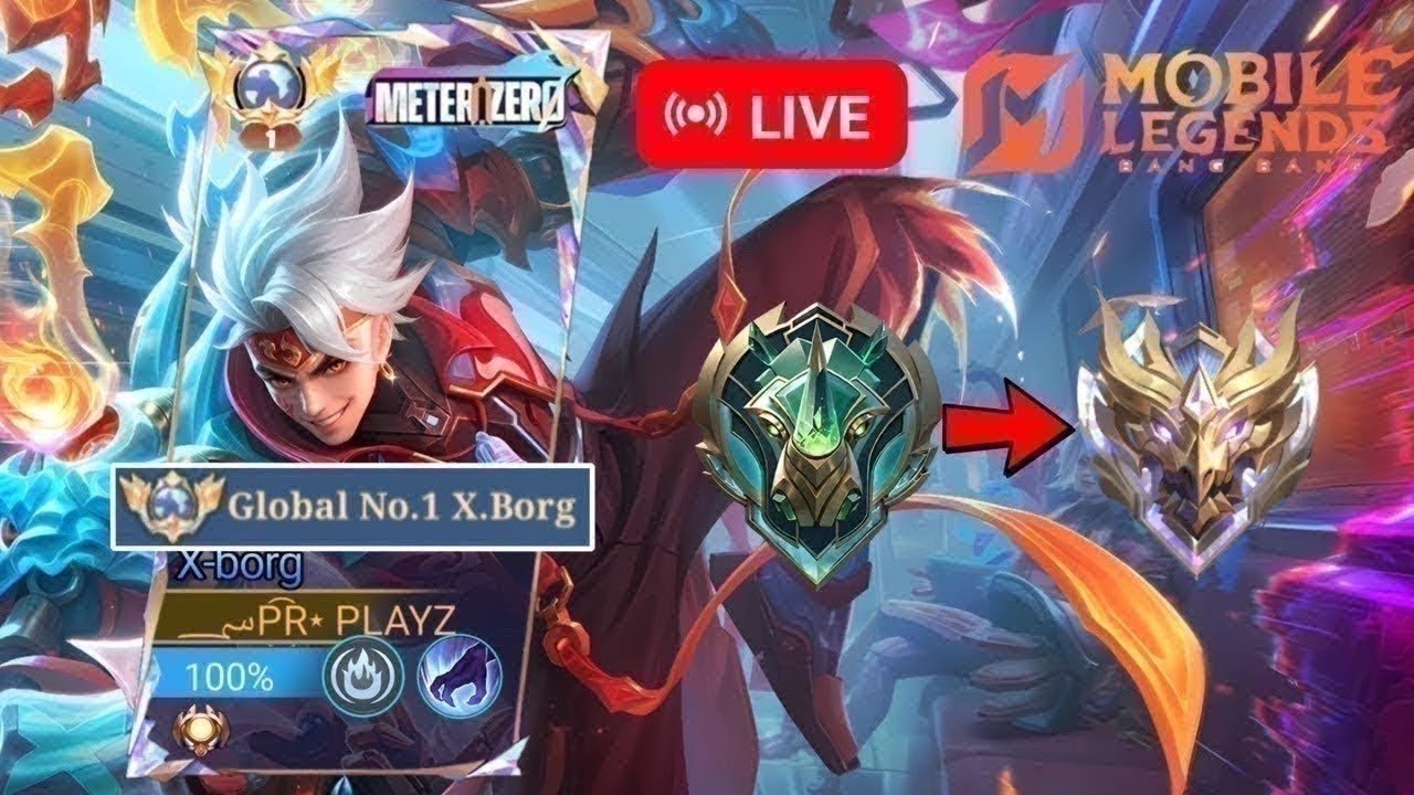 GLOBAL NO.1 X-BORG IS LIVE , ROAD TO IMMORTAL 500 STARS