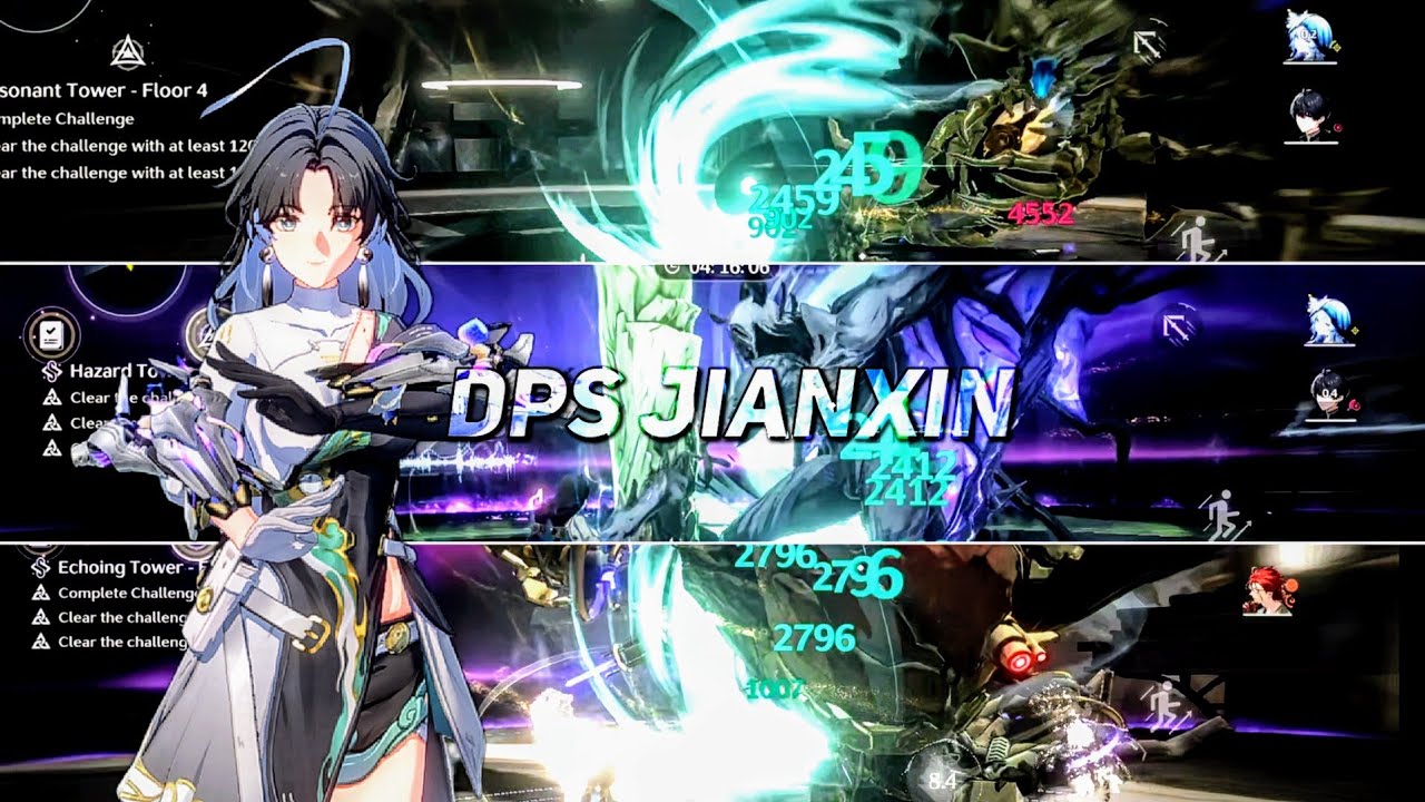 DPS JIANXIN BUILD - Wuthering Waves MOBILE [Wuwa 2.1] Tower of Adversity 30/30