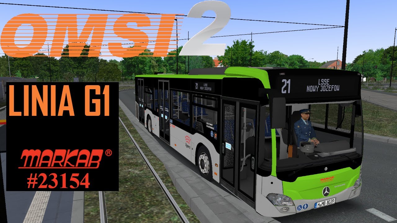 OMSI 2 - Łódź | Linia G1 | Mercedes O530 Citaro C2 | Markab Zgierz #23154