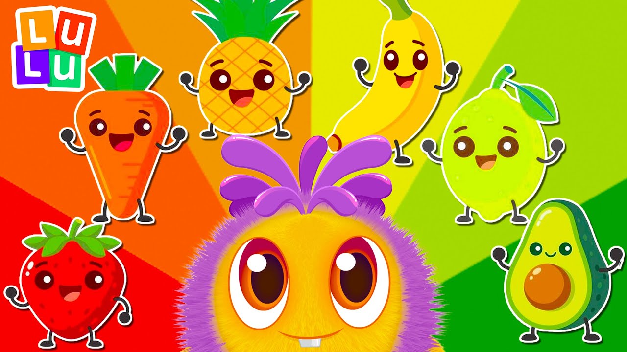 🥕 🍅 Daržovių Vaivoryk&scaron;tė 🌈 LuLu Vaikai Lietuvi&scaron;kos Dainelės Vaikams 🎶