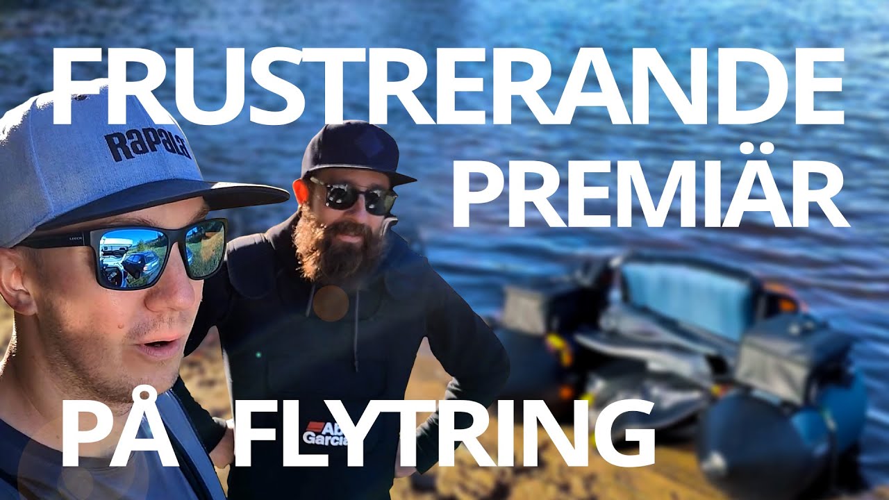 Flytringsfiske för första gången! feat. Team Fish O'Holics
