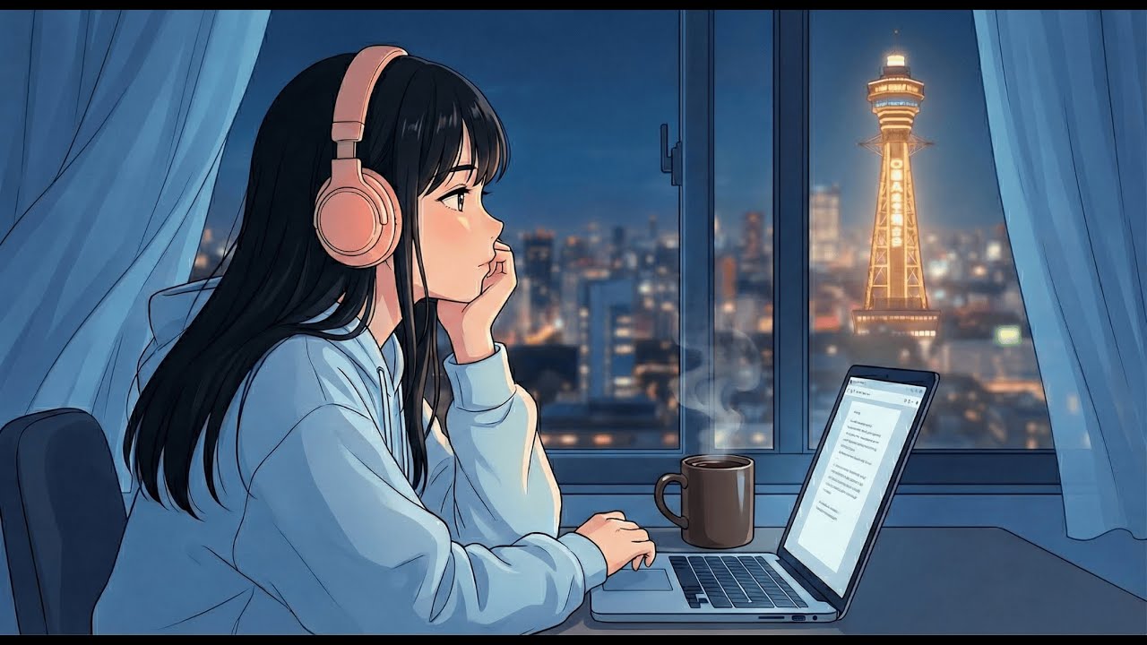 Late Night Study in Osaka: Chill Lofi Beats