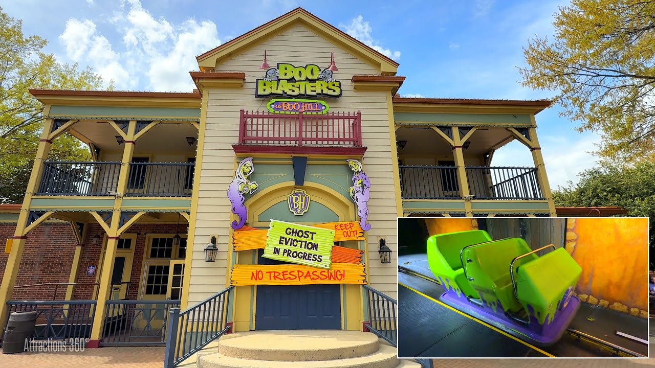 Boo Blasters Interactive Dark Ride at Carowinds 2025 | A Sally Dark Ride