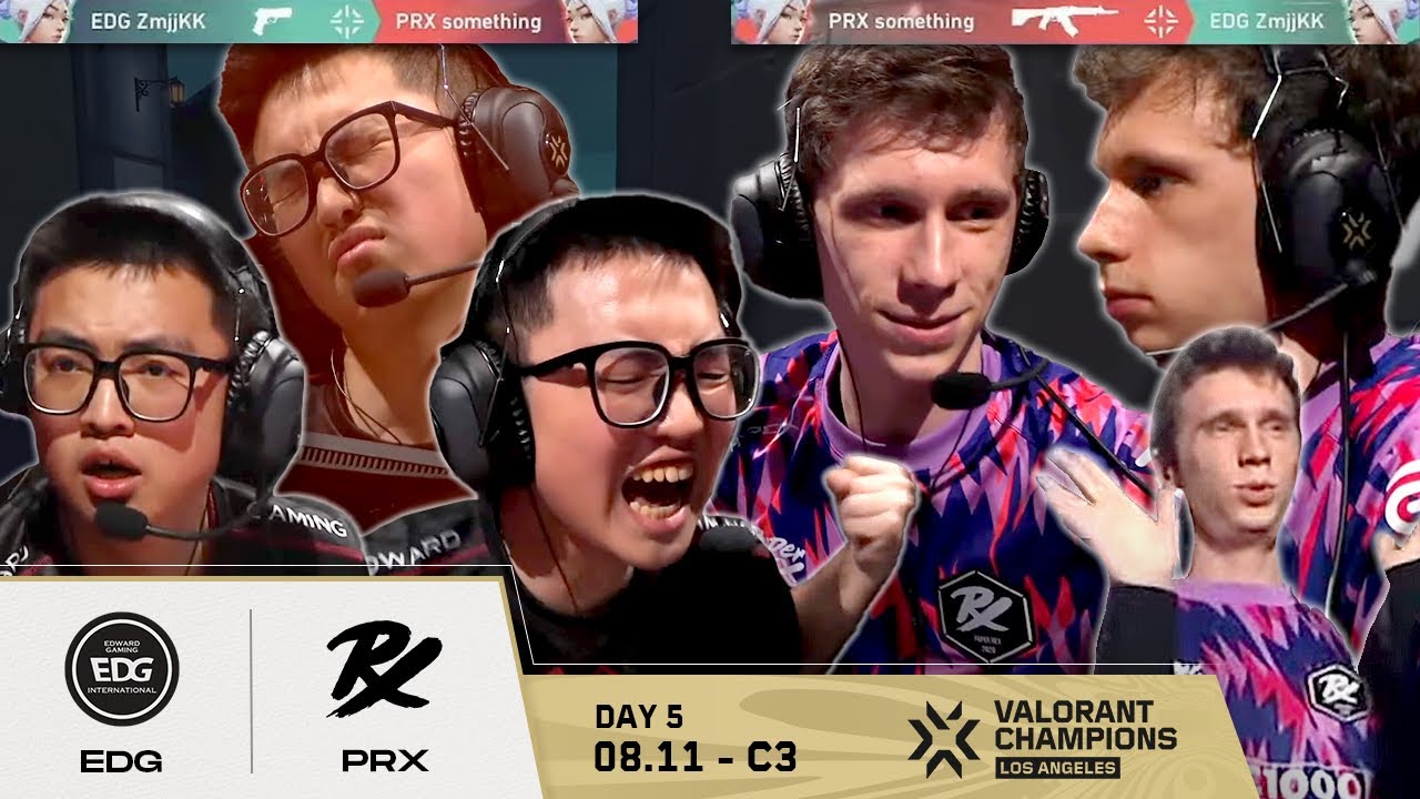 드디어 만났다 ! | EDG vs. PRX | 5일차 MATCH 14  H/L 08.11 | 발로란트 챔피언스 2023