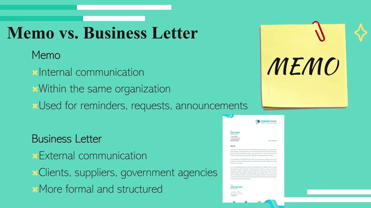 Chapter Four Letters, Memo, Email and other Media