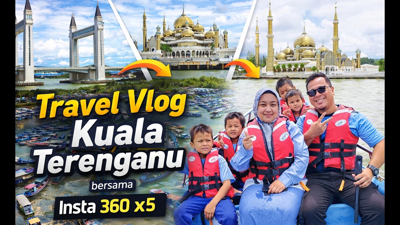 Travel Vlog K. Terengganu - Insta 360 X5 #insta360x5 #terengganu #travel