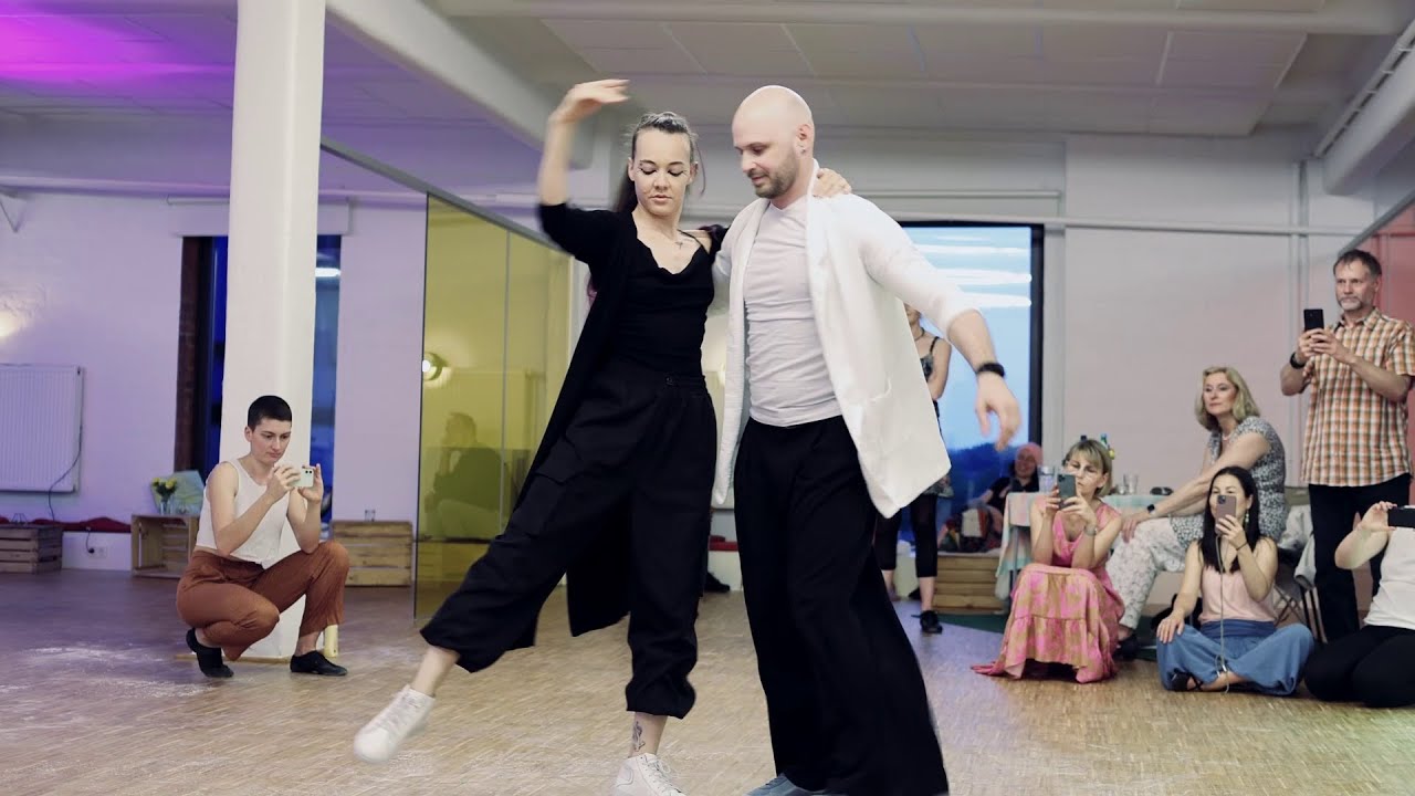 Cédric & Olga | first Tango Fusion Night Bremen | Workshop demo Tango x Zouk