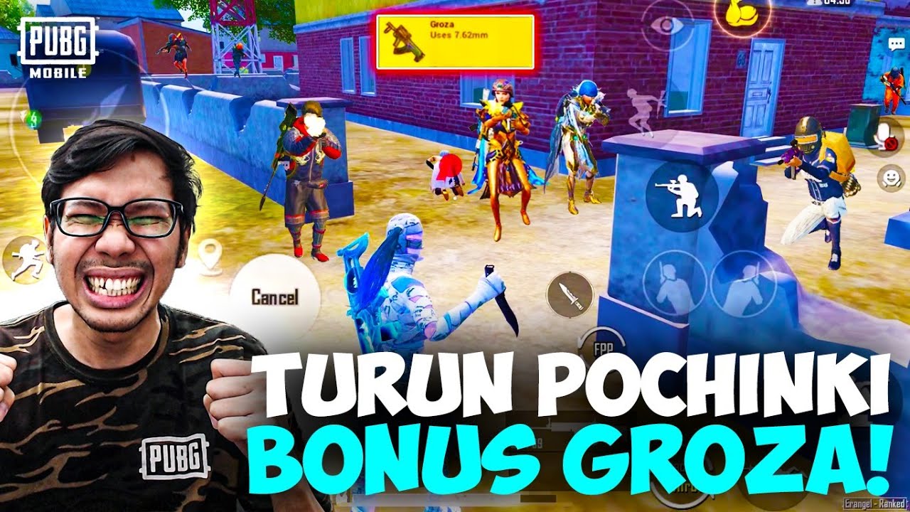 ASIK BANGET! TURUN POCHINKI BONUS GROZA! DAPAT 37 KILLS! - PUBG MOBILE