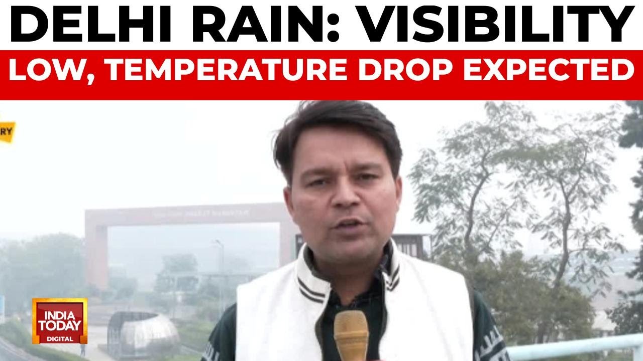 Delhi Experiences Light Rain and Drizzle, Weatherman Predicts Colder Days Ahead | India Today