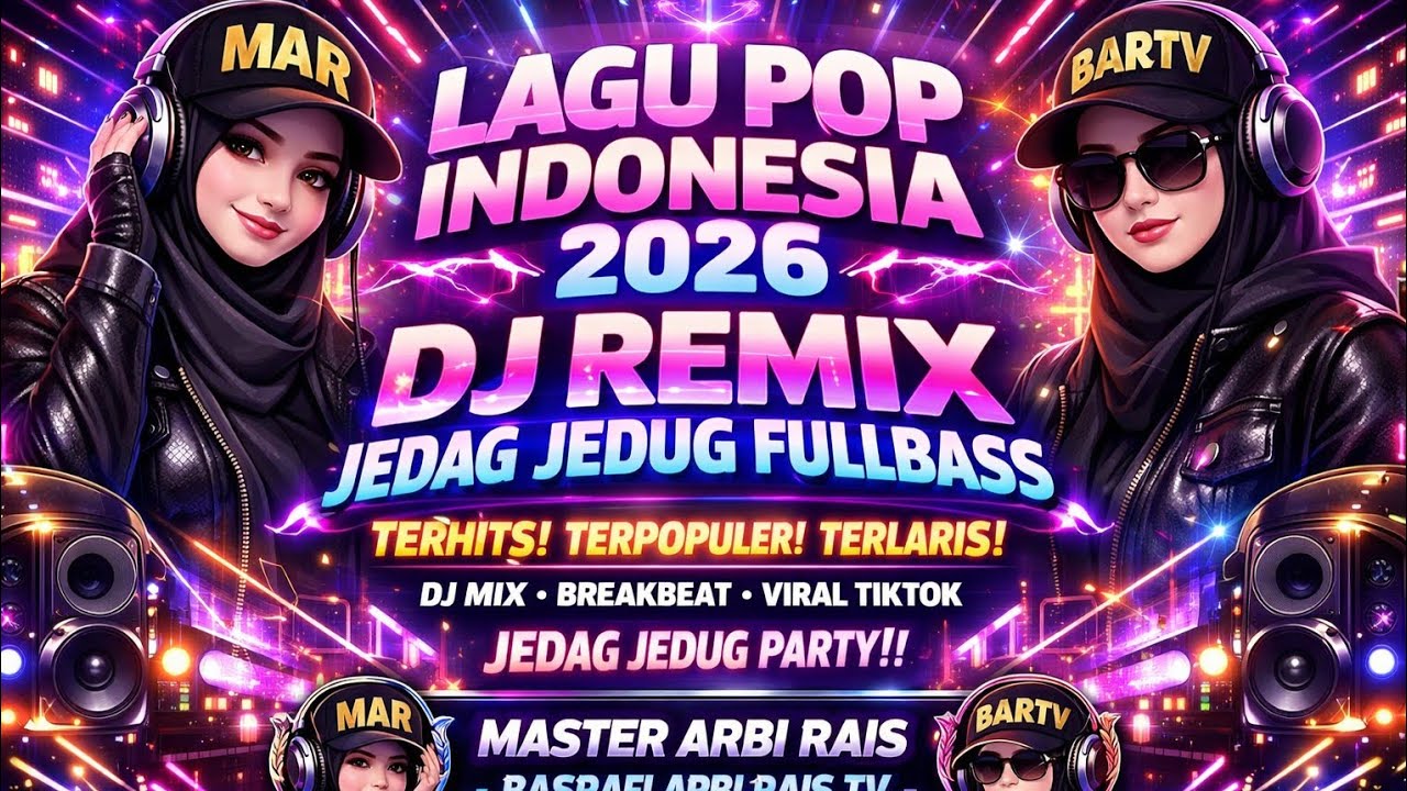 🎛️🎛️ALBUM DJ REMIX JEDAG JEDUG FULLBASS POP INDONESIA TERBARU 2026 VIRAL TIKTOK NONSTOP #REMIX #2026