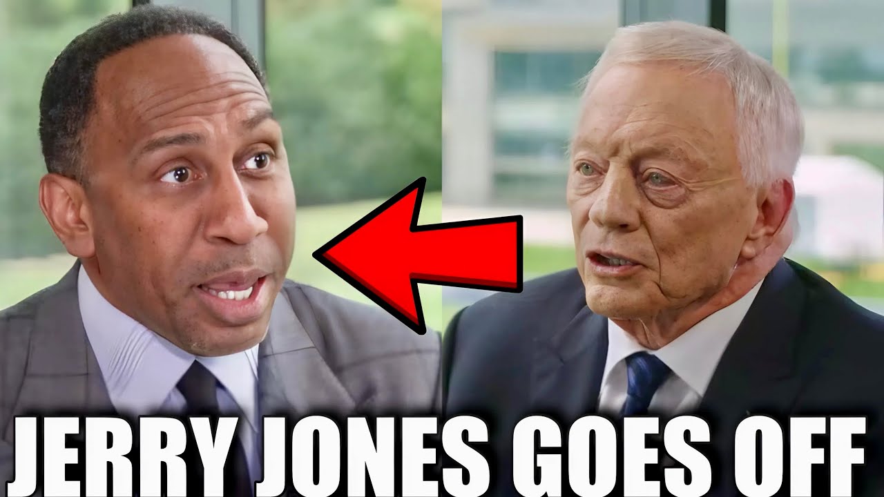‘I Don’t Play That Sh*t HERE!’ Jerry Jones EXPLODES On Stephen A LIVE Over Micah Parsons Drama! 