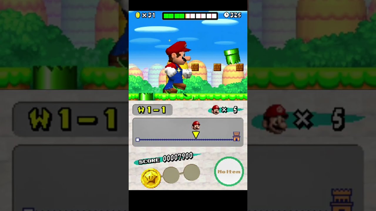 New Super Mario Bros Nintendo DS gameplay