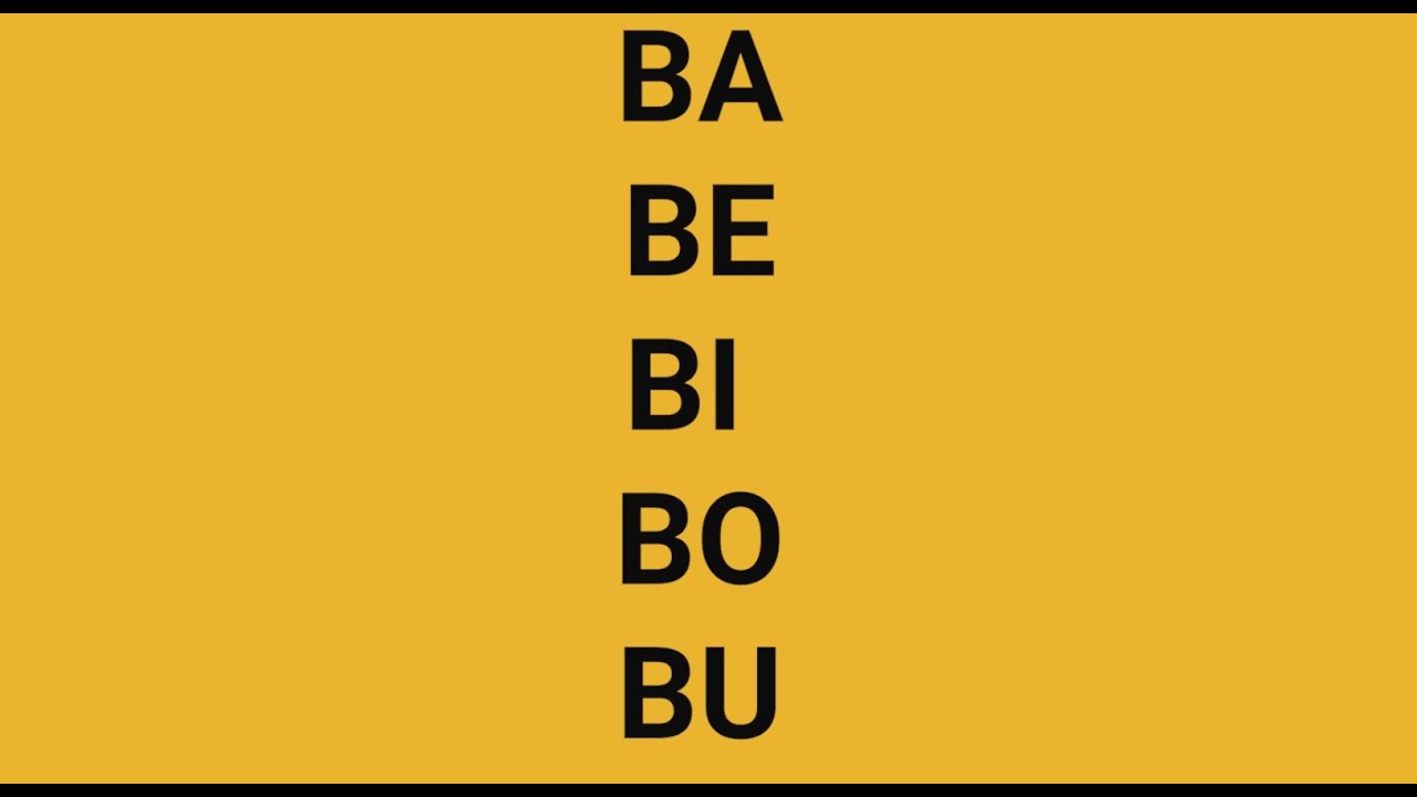 Sílabas BA BE BI BO BU 🔤 | Aprenda Brincando