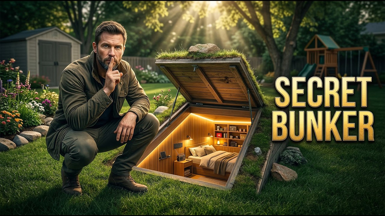 I Built a Hidden Survival Bunker in My Backyard