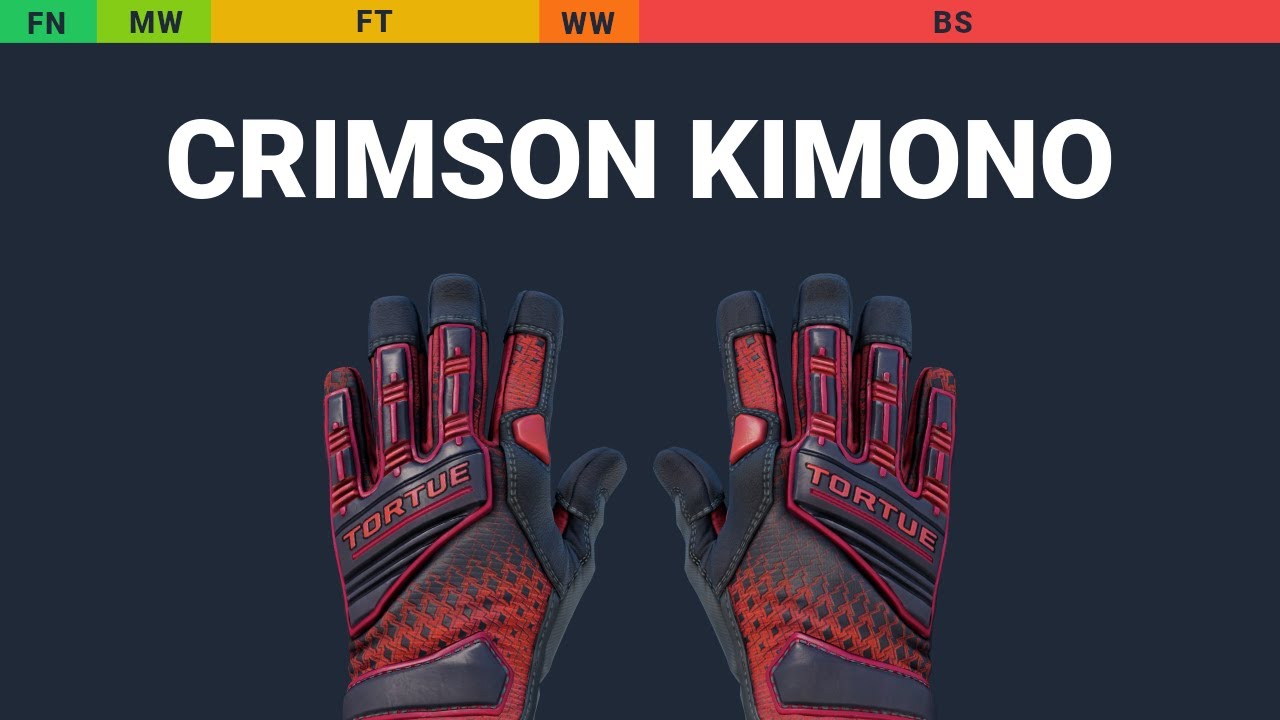 Specialist Gloves Crimson Kimono - Skin Float And Wear Preview