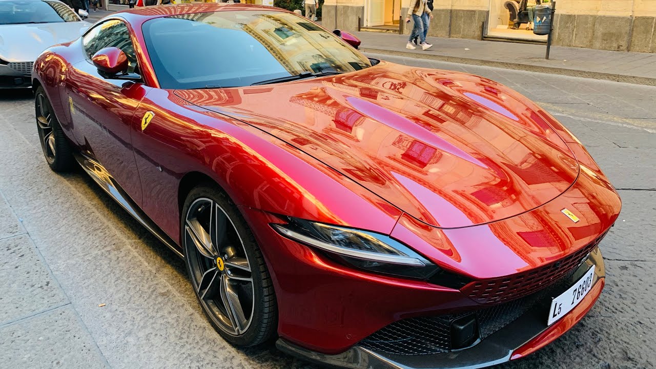 Ferrari Roma 2021 model in catania,via etnea.